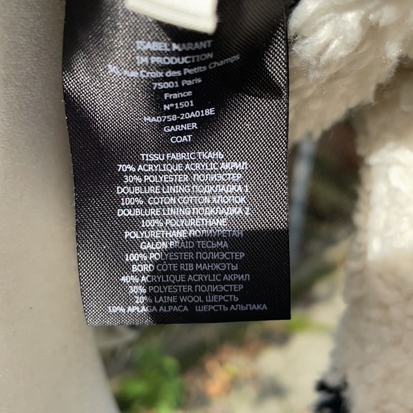 Isabel Marant Étoile | Garner Fleece Quarter Zip Pullover - Picture 14 of 16